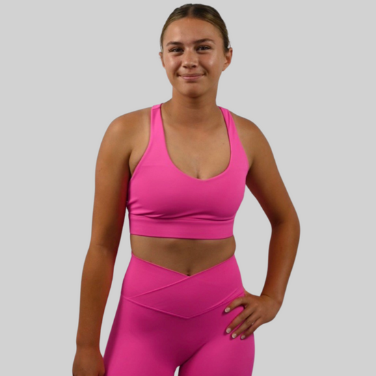 Luxe 360 Racer Back Crop Top