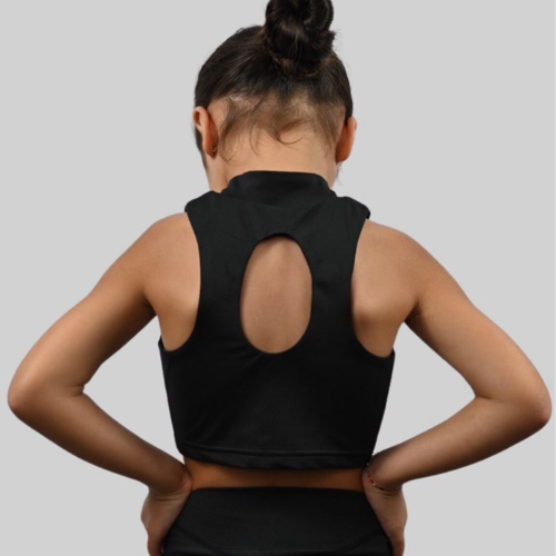 Kids Luxe 360 High Neck Sports Top